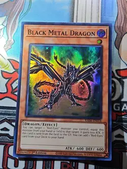 Black Metal Dragon RA04-EN016 Super Rare 1st Edition LP - Image 1