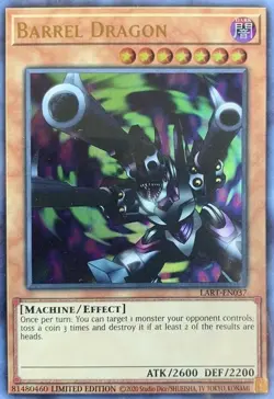 1x (EX) Barrel Dragon - LART-EN037 - Ultra Rare - Limited Edition YuGiOh - Image 1