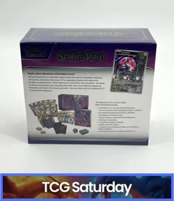 2023 POKEMON SCARLET & VIOLET ELITE TRAINER BOX (MIRAIDON) SEALED - Image 2