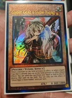 yugioh misprint name shift Ghost Ogre & Snow Rabbit (PUR) RA04-EN015 1st Edition - Image 1