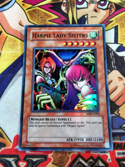 Harpie Lady Sisters mrd-e009 Unltd Ed (NM+) Super Rare Yu-Gi-Oh! - Image 1
