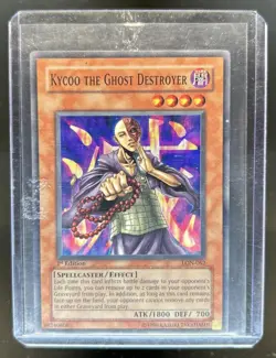 2003 Yu-Gi-Oh! Labyrinth of Nightmare 1st Kycoo the Ghost Destroyer #LON-062 - Image 1