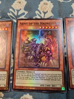 Army of the Haunted x3 - Super Rare - MZMU-EN002 Maze of Muertos Set - Yugioh - Image 2