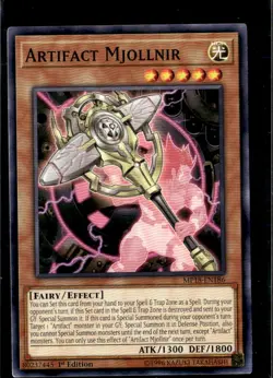 Yu-Gi-Oh Artifact Mjollnir Mega Pack 2018 MP18-EN186 1st Edition - Image 1