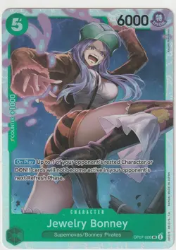 Jewelry Bonney - OP07-026 - SR - Foil One Piece Card Game - Image 1