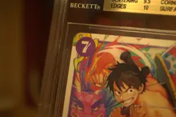 One Piece Monkey D. Luffy(Luffytaro)1s Edition ST18-005 French Vol. 0 BGS 10 - Image 5