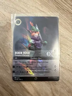 Disney Lorcana Robin Hood Champion of Sherwood (Enchanted) 221/204 - Image 1