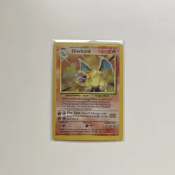 Charizard Pokemon TCG Base Unlimited Holo Rare Card 4/102 English 1999 Vintage - Image 1