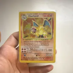 Charizard Pokemon TCG Base Unlimited Holo Rare Card 4/102 English 1999 Vintage - Image 3