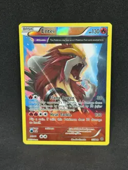 Entei Holo Rare 75/98 Ancient Origins Pokemon Card LP - Image 1