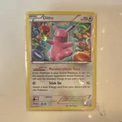 Pokemon TCG Ditto XY40 Promo Holo Card 70 HP Metamorphosis Gene Ability - Image 1