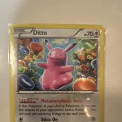 Pokemon TCG Ditto XY40 Promo Holo Card 70 HP Metamorphosis Gene Ability - Image 3