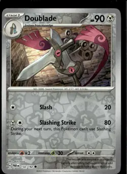 Pokemon Doublade 132/182 Paradox Rift Reverse Holo Common 4 Card Lot - Image 1