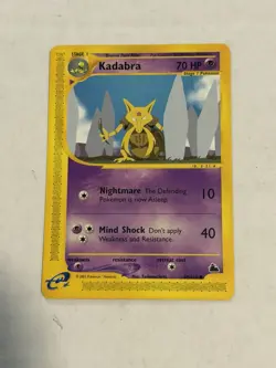 Pokemon Kadabra TCG Card Skyridge 69/144 Common LP - Image 1
