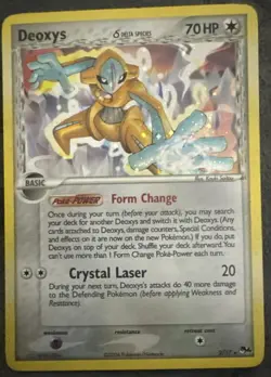 Deoxys 2/17 Holo POP Series 4 Promo Rare Pokemon Card 2006 MP - Image 1