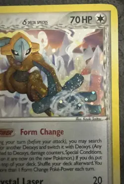 Deoxys 2/17 Holo POP Series 4 Promo Rare Pokemon Card 2006 MP - Image 3