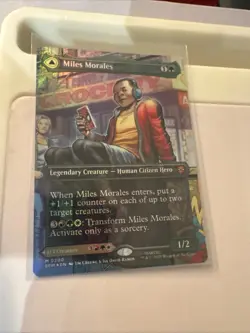 Miles Morales (0200) (Borderless) [SPM - 200] - NM [Foil] TCG MTG - Image 1