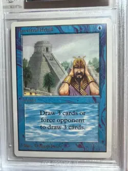 MTG Unlimited Ancestral Recall BGS 9 Mint Power 9 (9.5 corners) 1993 - Image 2