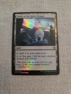 MTG Tomb of the Spirit Dragon Khans of Tarkir 245/269 FOIL Uncommon - Image 1