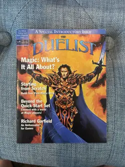 RARE The Duelist Special Introductory Issue Magic The Gathering MTG 1996 - Image 1