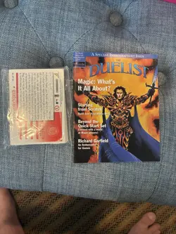 RARE The Duelist Special Introductory Issue Magic The Gathering MTG 1996 - Image 3