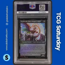 2025 MAGIC THE GATHERING FINAL FANTASY #0115 SEPHIROTH FABLED SOLDIER FOIL PSA 9 - Image 2