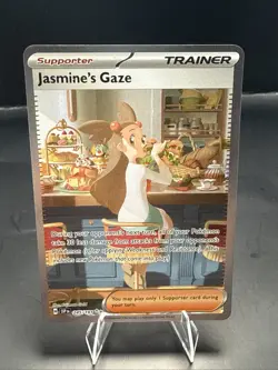 Pokemon Jasmine's Gaze 245/191 Sv08: Surging Sparks Holo - Image 1