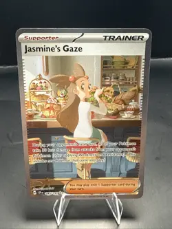 Pokemon Jasmine's Gaze 245/191 Sv08: Surging Sparks Holo - Image 2