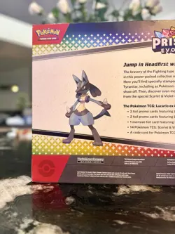 Pokemon TCG Prismatic Evolutions Lucario ex & Tyranitar ex Premium Collection - Image 5