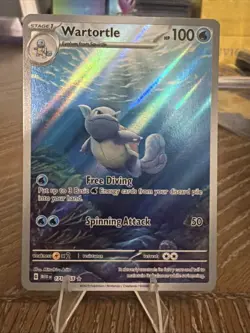 Pokemon TCG Wartortle Scarlet & Violet 151 Secret Illustration Rare Card 171/165 - Image 1