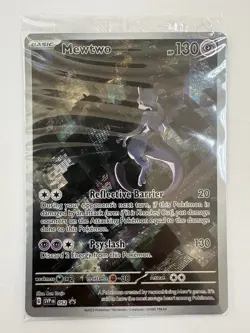 Pokemon Mewtwo 052 Promo Holo 130 HP Sv: Scarlet & Violet Promo Card Sealed - Image 1