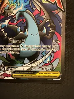 2025 POKEMON MEP EN-ME BLACK STAR PROMO MEGA CHARIZARD X EX UPC - Image 4