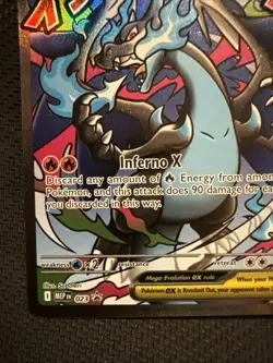 2025 POKEMON MEP EN-ME BLACK STAR PROMO MEGA CHARIZARD X EX UPC - Image 5