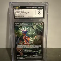 Pokemon TCG Koraidon EX 247/198 CGC NM/MINT 8 - Image 1