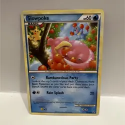 Pokemon Slowpoke Common Regular 66/90 Undaunted 60 HP Basic TCG - Image 1