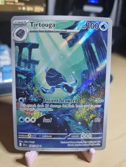 Tirtouga 106/086 Pokemon TCG SV Black Bolt Illustration Rare Holo Near Mint Card - Image 1