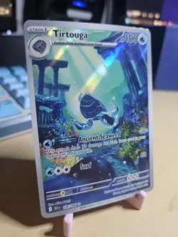 Tirtouga 106/086 Pokemon TCG SV Black Bolt Illustration Rare Holo Near Mint Card - Image 2