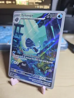 Tirtouga 106/086 Pokemon TCG SV Black Bolt Illustration Rare Holo Near Mint Card - Image 3