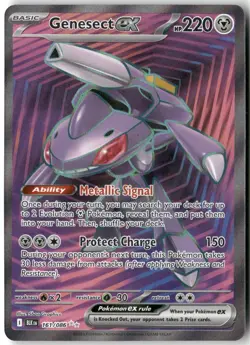 Genesect ex, Pokemon SV: Black Bolt Ultra Rare, 161/086 NM - Image 1