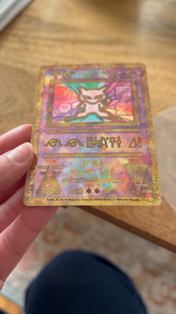 1999-2000 Ancient Mew Holo Pokemon ungraded lightly played - Image 2