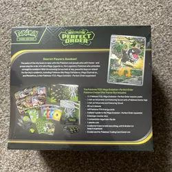 Perfect Order Pokemon Center ETB PRESALE Pokemon TCG (New & Sealed) Small Tear - Image 3