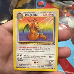 Dragonite 19/62 Fossil Rare 1999 Pokemon TCG Card English Regular Unlimited HP - Image 1