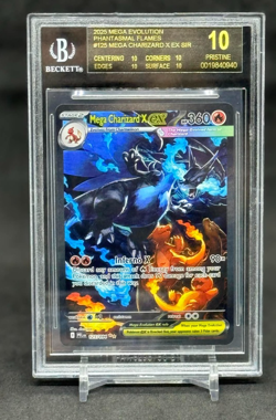 2025 POKEMON TCG PHANTASMAL FLAMES MEGA CHARIZARD EX SIR BGS 10 BLACK LABEL AL2 - Image 1