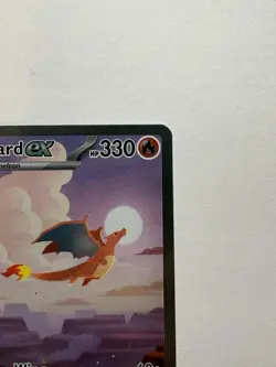 Pokemon Charizard ex 199/165 Illustration Rare Holo Sv: Scarlet & Violet 151 - Image 3