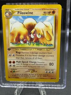 CGC 10 Piloswine 1st Edition Neo Revelation 2001 Pokemon Card #36 - Image 3
