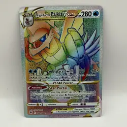 Astral Radiance Rainbow Holo Origin Forme Palkia VSTAR Secret Rare 192/189 - Image 2