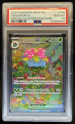2023 Pokemon SV 151 Venusaur ex SIR Full Art #198/165 PSA 10 GEM MINT - Image 1