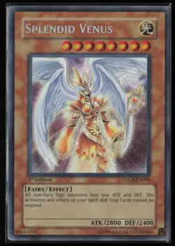 Yugioh Splendid Venus TDGS-EN094 1st Edition Secret Rare NM - Image 1