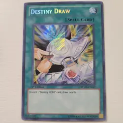 Yugioh Destiny Draw RYMP-EN037 1st Edition Secret Rare NM - Image 1