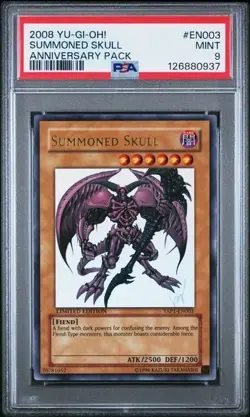 Summoned Skull *PSA 9* Ultra Rare *YAP1-EN003* Anniversary Pack *2008* Yugioh - Image 1